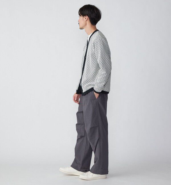 SHIPS「SHIPS: ジャカード 小紋柄 Vネック カーディガン」|カーディガン|