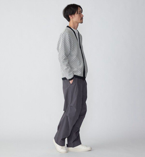 SHIPS「SHIPS: ジャカード 小紋柄 Vネック カーディガン」|カーディガン|