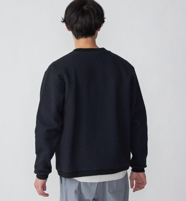 SHIPS「SHIPS: ジャカード 小紋柄 Vネック カーディガン」|カーディガン|