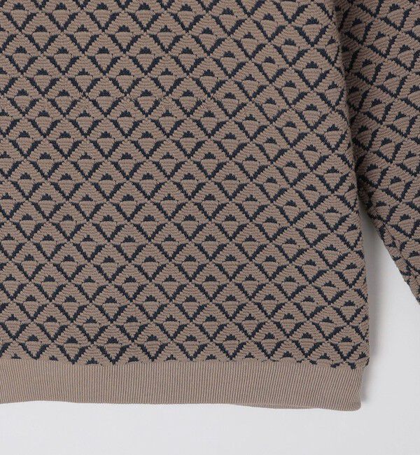SHIPS「SHIPS: ジャカード 小紋柄 Vネック カーディガン」|カーディガン|