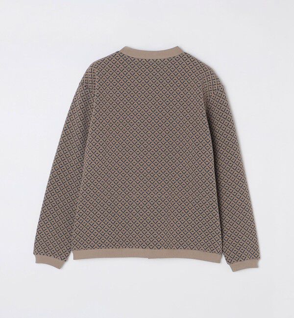 SHIPS「SHIPS: ジャカード 小紋柄 Vネック カーディガン」|カーディガン|