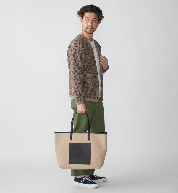 SHIPS「SHIPS: ジャカード 小紋柄 Vネック カーディガン」|カーディガン|