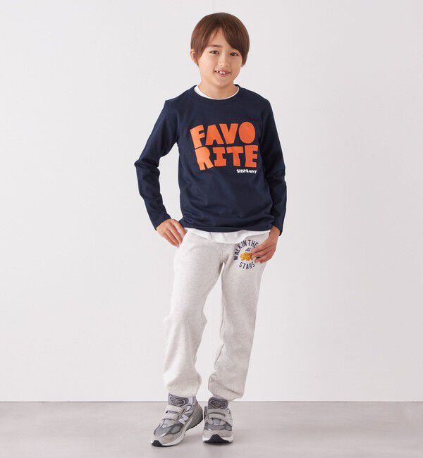 SHIPS any「SHIPS any: タイポグラフィー プリント ロンT<KIDS>◇」|Tシャツ・カットソー|