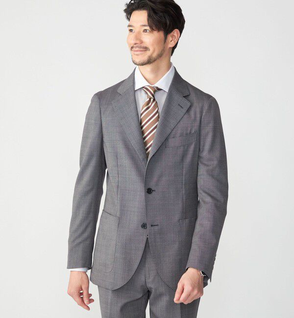 SHIPS「SHIPS:〈セットアップ対応/洗濯機可能〉トロピカル ウォッシャブル ピンヘッド ジャケット」|テーラードジャケット|