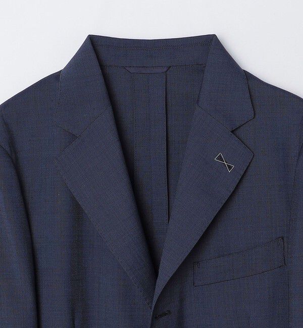 SHIPS「SHIPS:〈セットアップ対応/洗濯機可能〉トロピカル ウォッシャブル ピンヘッド ジャケット」|テーラードジャケット|