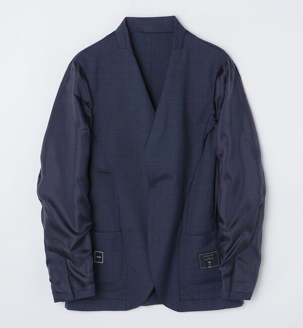 SHIPS「SHIPS:〈セットアップ対応/洗濯機可能〉トロピカル ウォッシャブル ピンヘッド ジャケット」|テーラードジャケット|