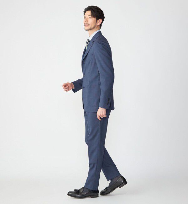 SHIPS「SHIPS:〈セットアップ対応/洗濯機可能〉トロピカル ウォッシャブル ピンヘッド ジャケット」|テーラードジャケット|