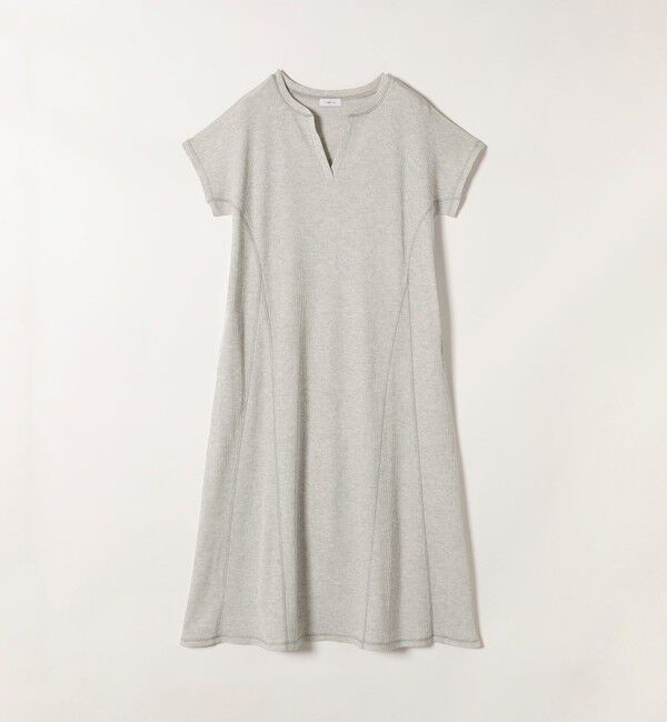 SHIPS any「SHIPS any:〈洗濯機可能〉ワッフル スキッパー Aライン ワンピース」|ワンピース|