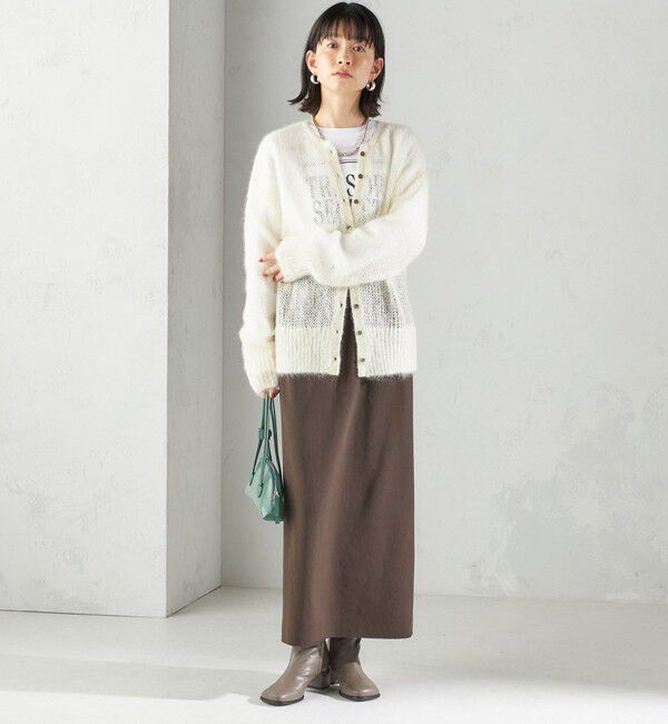 SHIPS for women「〈手洗い可能〉リブ ジャージー 2WAY ストレッチ スカート」|スカート|