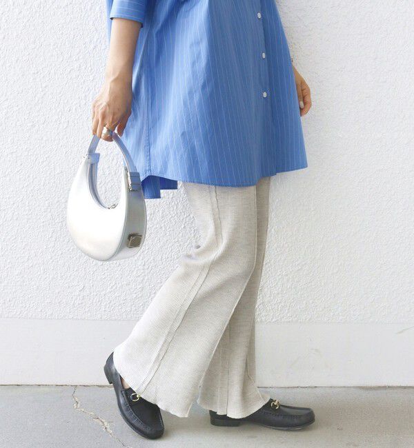 SHIPS for women「〈洗濯機可能〉ワッフル セミフレア パンツ」|その他|