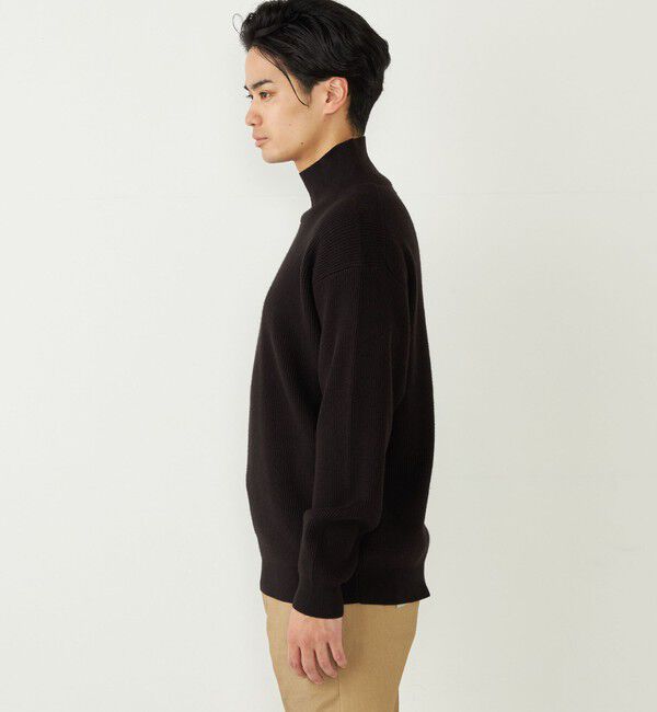 SHIPS Colors 「SHIPS Colors:〈洗濯機可能〉畔編み ハイネック ニット」|ニット・セーター|
