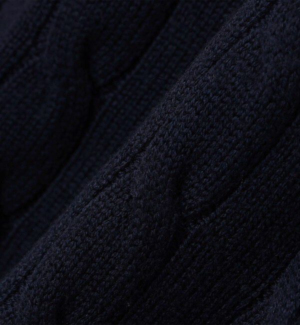 SHIPS「ALANPAINE: 7ゲージ クリケット ケーブル ニット」|ニット・セーター|