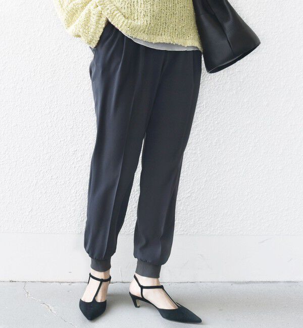 SHIPS for women「〈手洗い可能〉裾 リブ ドロスト パンツ」|その他|