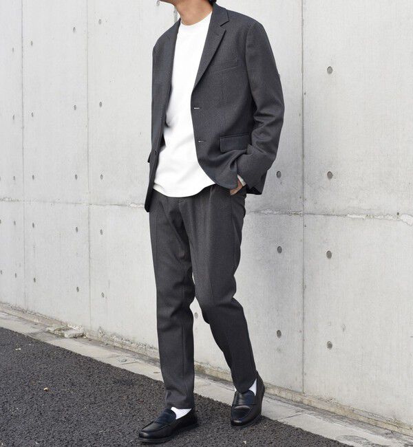 SHIPS any「SHIPS any: デザイン リブ ハイゲージ ポンチ クルーネック Tシャツ (ロンT)◇」|Tシャツ・カットソー|