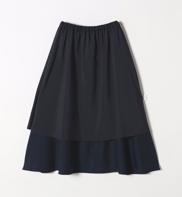 quaranciel「quaranciel:〈洗濯機可能〉Vネック ジレ＆フレア スカート セットアップ」|フレア|