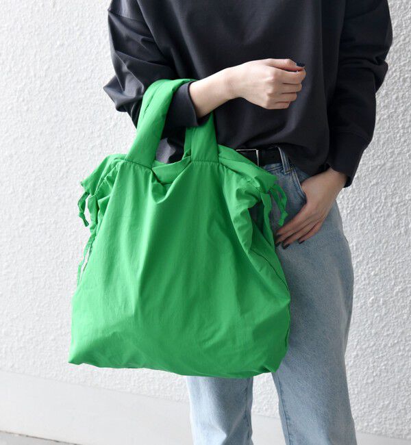 SHIPS any「SHIPS any: 3WAY ナイロン ギャザー ショルダーバッグ (ユニセックス)◇」|ショルダー・メッセンジャー|