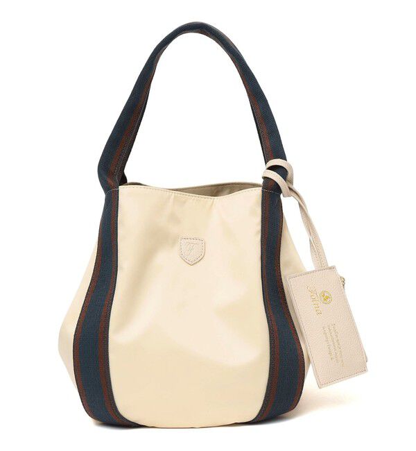 SHIPS any「【SHIPS any別注】Folna: 2WAY ライン ナイロン トート バッグ」|トートバッグ|