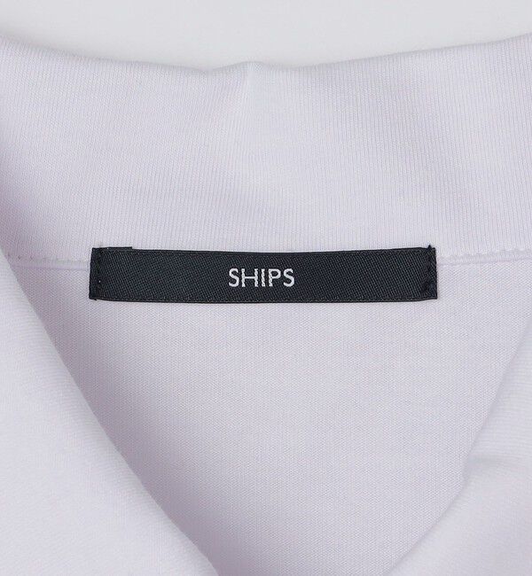 SHIPS「【WEB限定】SHIPS:〈吸水速乾〉アイスタッチ ワンポイント ロゴ レギュラーカラー ポロシャツ」|Tシャツ・カットソー|