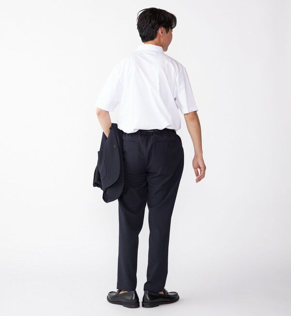 SHIPS「【WEB限定】SHIPS:〈吸水速乾〉アイスタッチ ワンポイント ロゴ レギュラーカラー ポロシャツ」|Tシャツ・カットソー|