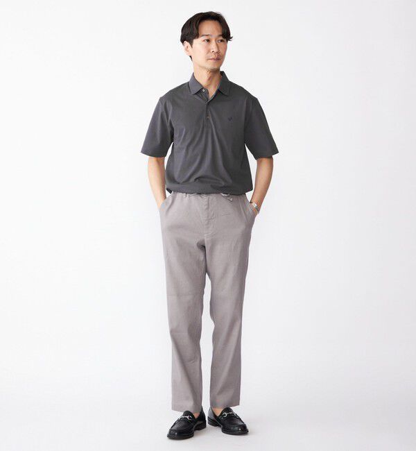 SHIPS「【WEB限定】SHIPS:〈吸水速乾〉アイスタッチ ワンポイント ロゴ レギュラーカラー ポロシャツ」|Tシャツ・カットソー|