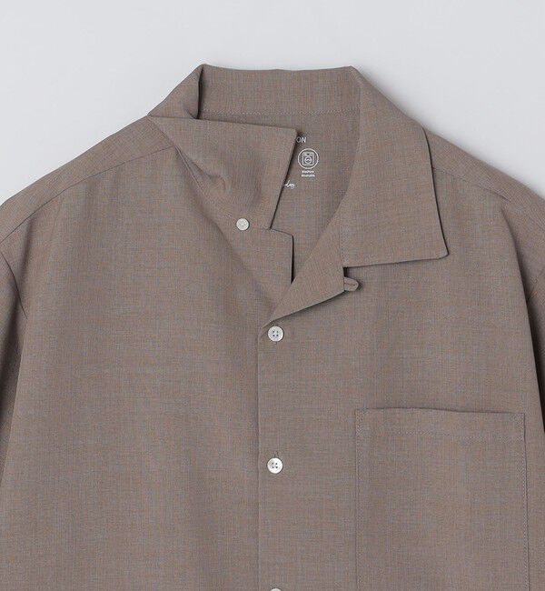 SHIPS Colors 「SHIPS Colors:〈洗濯機可能〉ポリトロ オープンカラー シャツ」|シャツ・ブラウス|