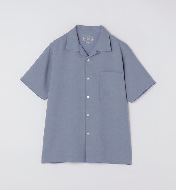 SHIPS Colors 「SHIPS Colors:〈洗濯機可能〉ポリトロ オープンカラー シャツ」|シャツ・ブラウス|