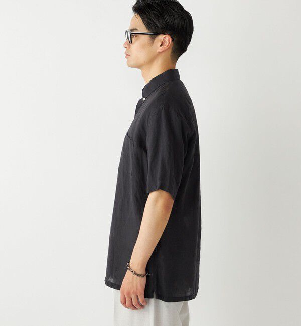 SHIPS Colors 「SHIPS Colors:リネン ボタンダウン ショートスリーブ シャツ」|シャツ・ブラウス|