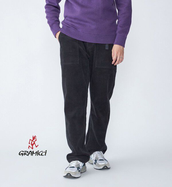 SHIPS「【SHIPS別注】Gramicci: ガーメントダイ コーデュロイ パンツ」|その他|ブラック