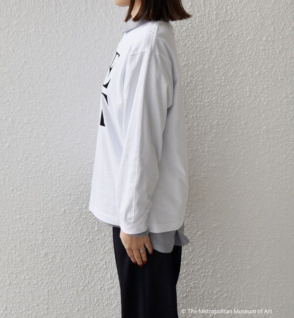 SHIPS Colors 「SHIPS Colors:The Met コラボ フロッキー ロゴ Tシャツ 2」|Tシャツ・カットソー|