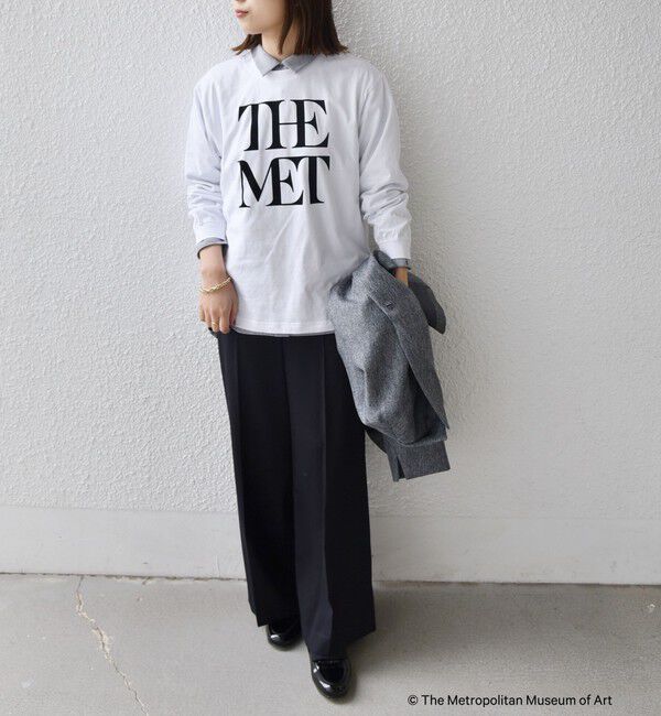 SHIPS Colors 「SHIPS Colors:The Met コラボ フロッキー ロゴ Tシャツ 2」|Tシャツ・カットソー|