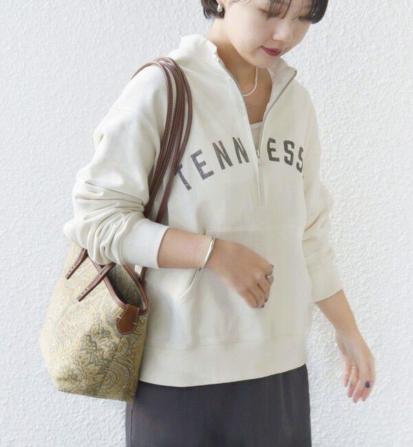 SHIPS for women「《予約》【SHIPS別注】TENNESSEE:〈洗濯機可能〉ハーフ ジップ スウェット」|スウェット・ジャージ|