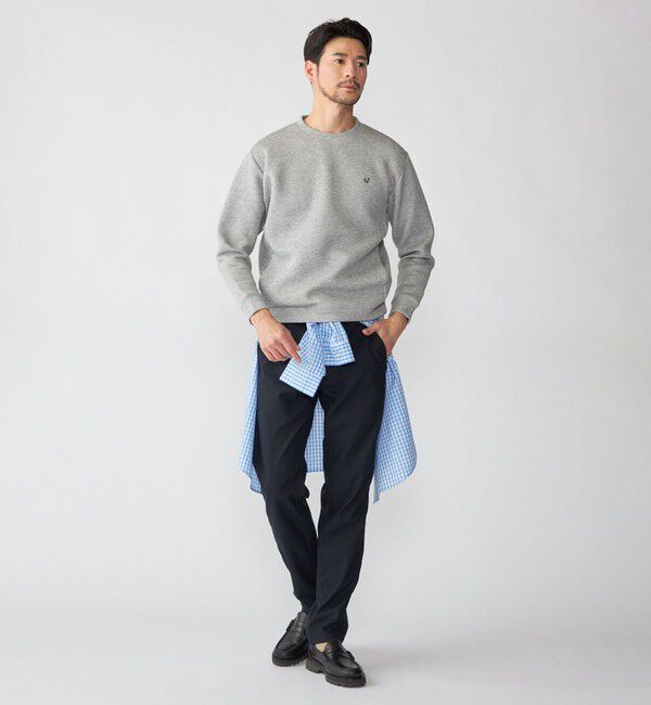 SHIPS「【WEB限定】SHIPS: コットンポリ ダブルニット トレーナー (セットアップ対応)」|スウェット・ジャージ|