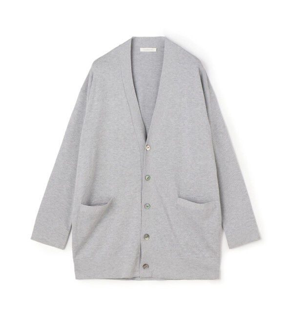 GALERIE VIE「シーアイランドコットン Vネックカーディガン」|カーディガン|15 グレー