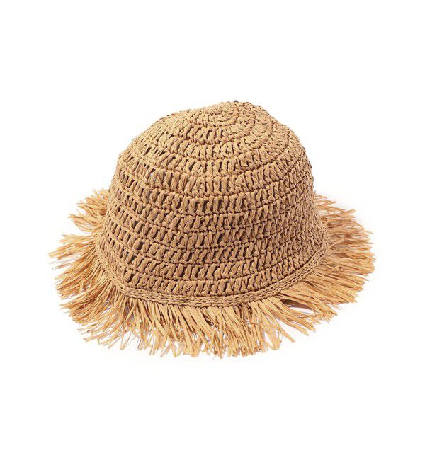 TOMORROWLAND GOODS「KIJIMA TAKAYUKI PAPER KNIT METRO HAT」|ハット|45 キャメル