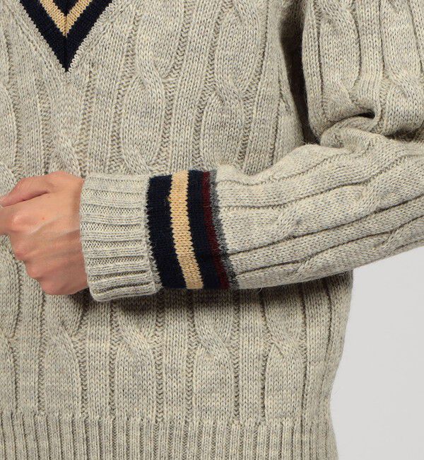 TOMORROWLAND MENS「【別注】TOMORROWLAND PILGRIM ウール クリケットセーター」|ニット・セーター|