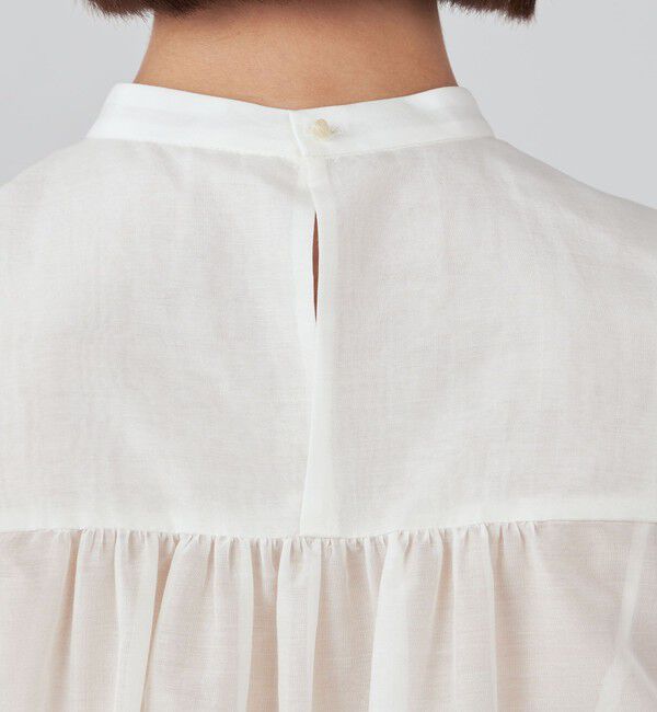 TOMORROWLAND collection「チュールフラワー ノースリーブブラウス」|シャツ・ブラウス|