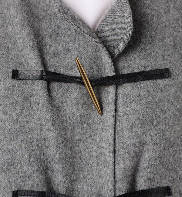 DES PRES「ライトダブルフェイスシャギー ストール付きジレ」|ダウンベスト・ベスト|