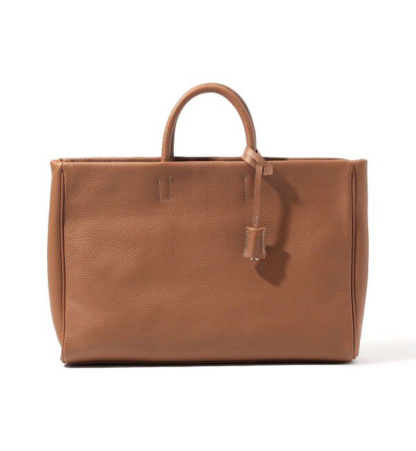 TOMORROWLAND GOODS「【別注】A シュリンクレザーブリーフトートバッグ」|トートバッグ|43 ベージュ