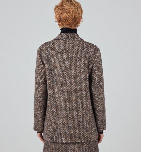 【MACPHEE】モヘヤミックスシャギーダブルブレストジャケット（サイズ36） モヘヤミックスシャギー ダブルブレストジャケット（MACPHEE）｜ルミネ