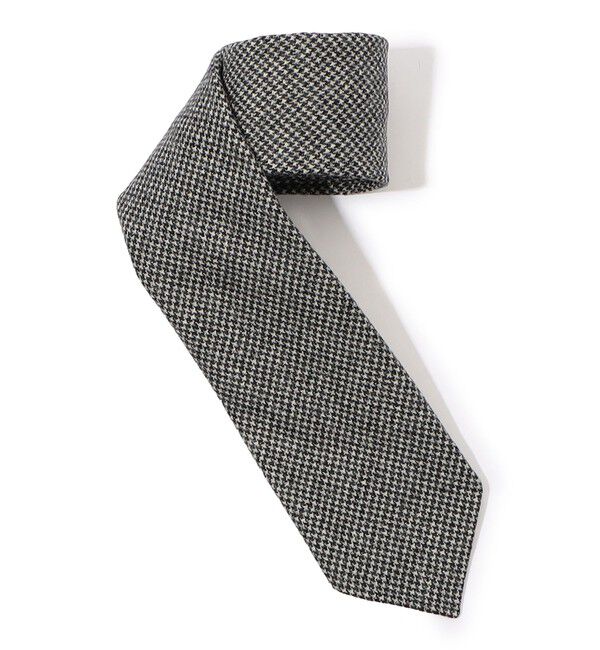 TOMORROWLAND GOODS「TOMORROWLAND ウール ハウンドトゥースネクタイ」|ネクタイ・蝶ネクタイ|16 グレー系