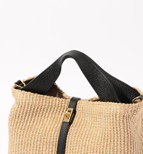 TOMORROWLAND GOODS「VIOLAd'ORO イタリアンラフィアシート 2WAYトートバッグ M」|トートバッグ|