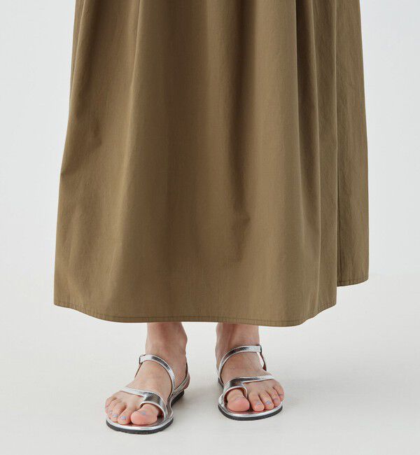 GALERIE VIE「コットンツイル ギャザーロングスカート」|スカート|