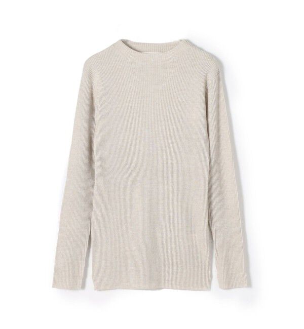 プルミエールウールリブ ボトルネックプルオーバー プルミエールウールリブ ボトルネックプルオーバー（GALERIE VIE