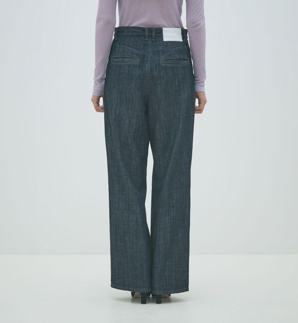 MACPHEE「インディゴデニム ストレートパンツ」|デニム|