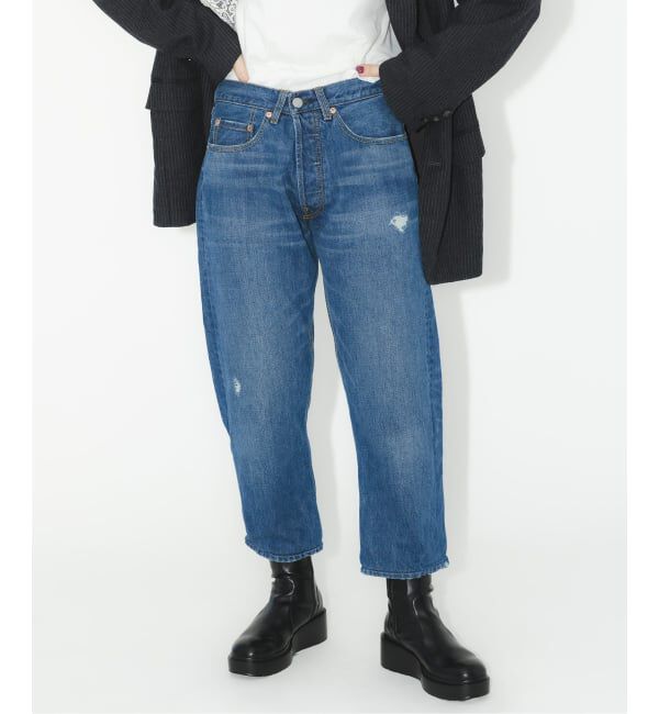  「テーパード5ポケットデニムパンツ」|デニム|