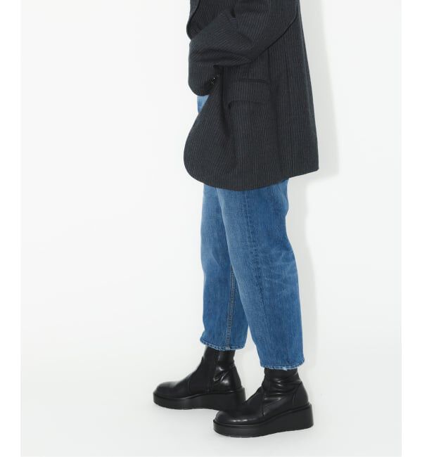  「テーパード5ポケットデニムパンツ」|デニム|