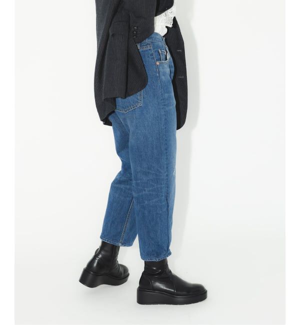  「テーパード5ポケットデニムパンツ」|デニム|