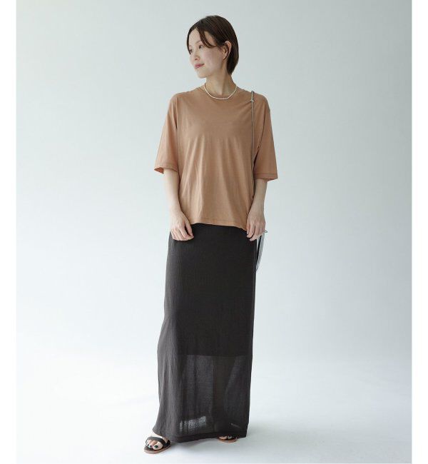 EMILYWEEK「セカンドスキン ハーフスリーブプルオーバー」|Tシャツ・カットソー|