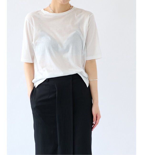 EMILYWEEK「セカンドスキン ハーフスリーブプルオーバー」|Tシャツ・カットソー|
