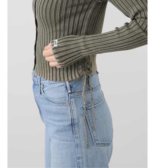 JOINT WORKS「GUESS/ゲス GO SHIRRED TIE CARDIGAN」|カーディガン|